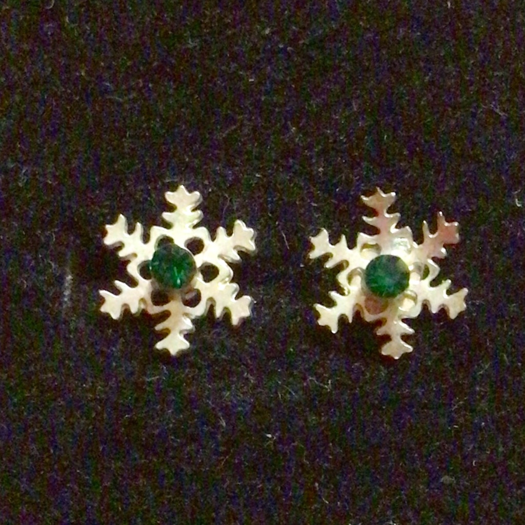 Small Snowflake Studs